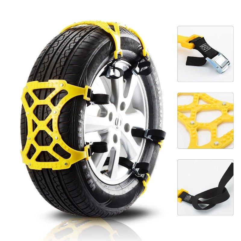 General-purpose Tire Chain Car Supplies Tire Self-driving Equipment Snow Emergency Snow Chain Beef Tendon