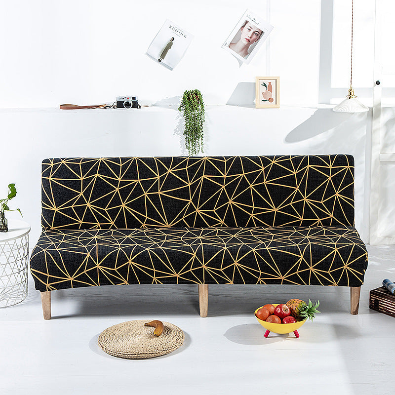 Stretch Folding Sofa Without Armrest Fitted Sheet Bedspread