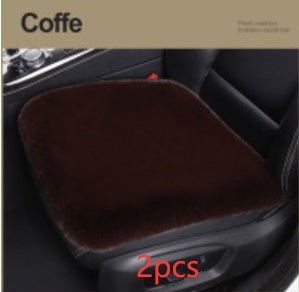 Car Seat Winter Plush Single Seat Square Cushion