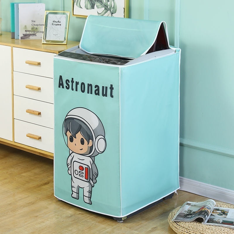 Oxford Cloth Waterproof And Sun Protection Up-open Washing Machine Dirt-proof Cover