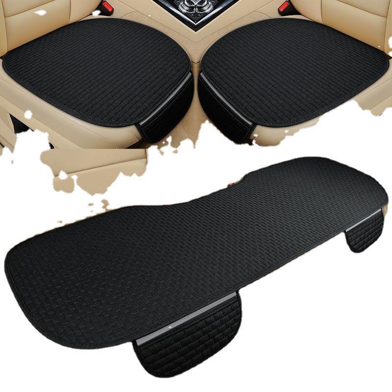 Linen Car Cushion Four Seasons Universal Single Piece Three Piece Set