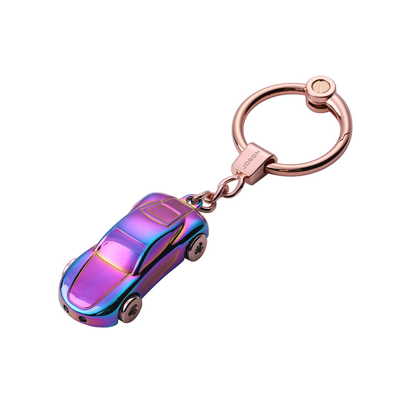 Car Cute Couple Light-on Keychain