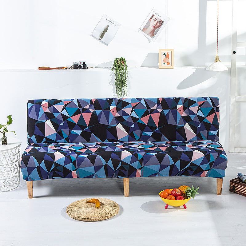 Stretch Folding Sofa Without Armrest Fitted Sheet Bedspread
