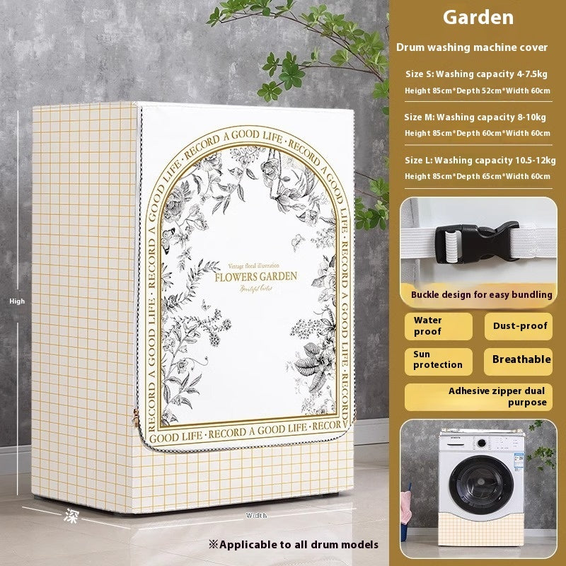 Roller Washing Machine Cover Waterproof Sunscreen Cover Dust Cover UV Protection