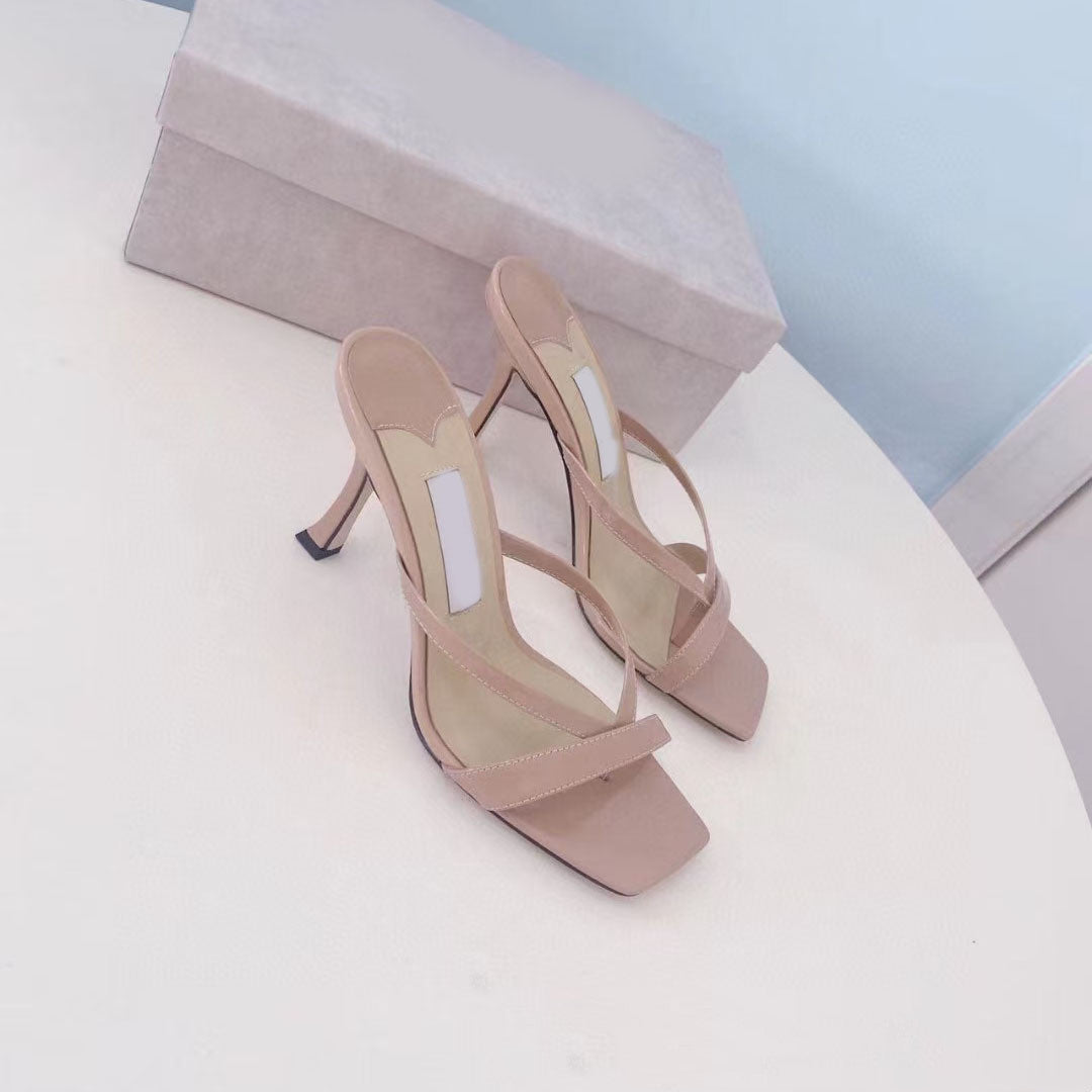 Women's Simple And Comfortable Herringbone Stiletto Shoes