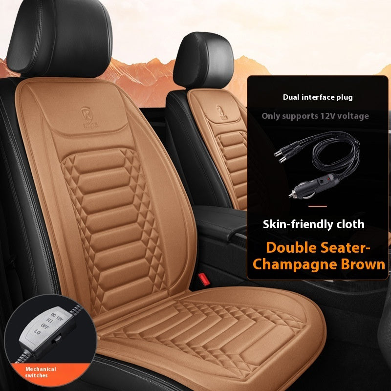 Winter Warm Plush Car Electric Heating Seat