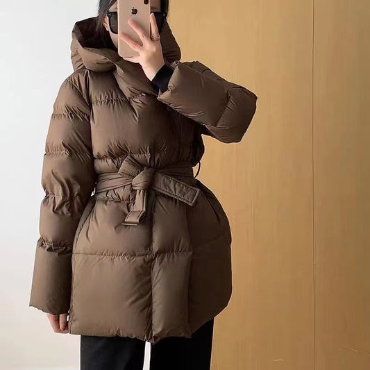 Slim And High-grade White Duck Down Jacket