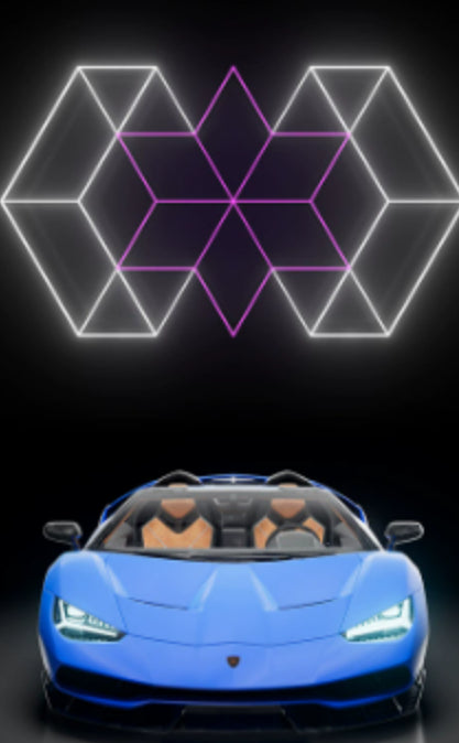 Honeycomb Car Beauty Led Station Light