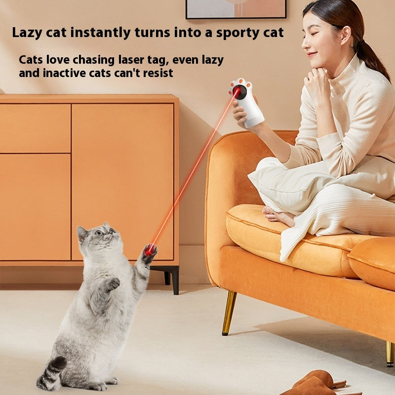 Cat's Paw Laser Toys Intelligent Interaction Three Modes Relieving Stuffy Artifact