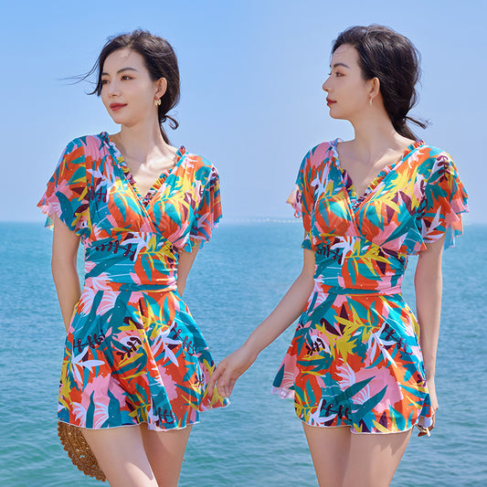 Cover Belly Siamese Swimsuit For Women