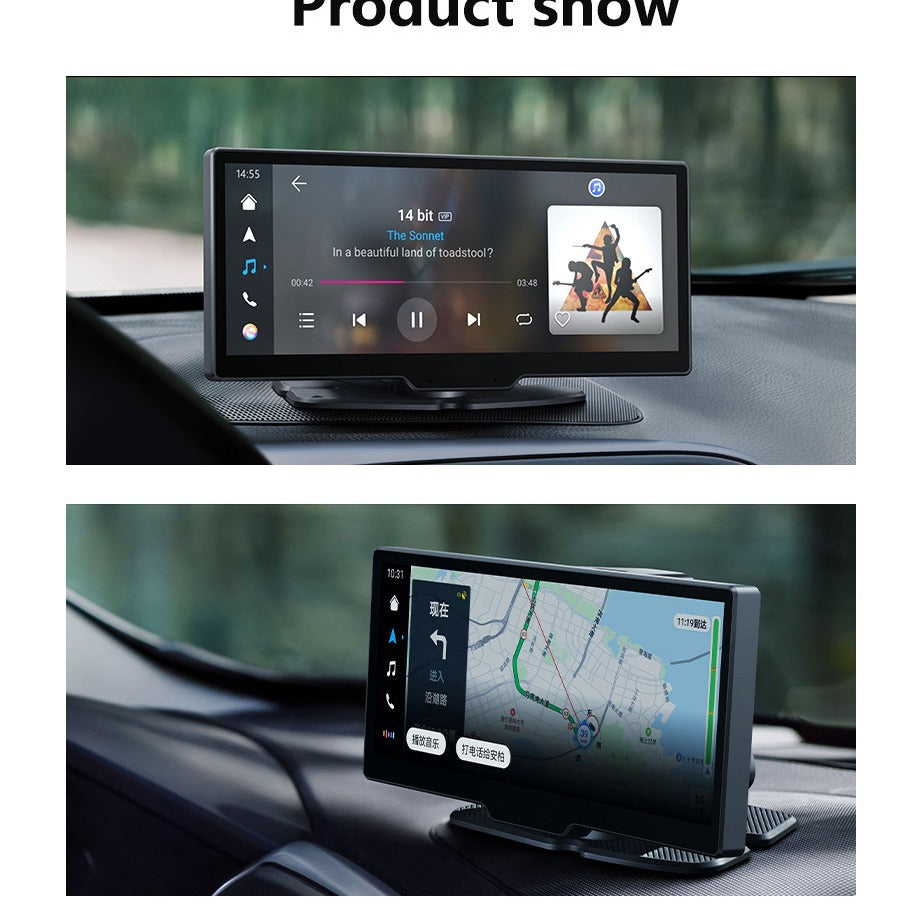 4K High-definition Center Console Bluetooth Driving Recorder