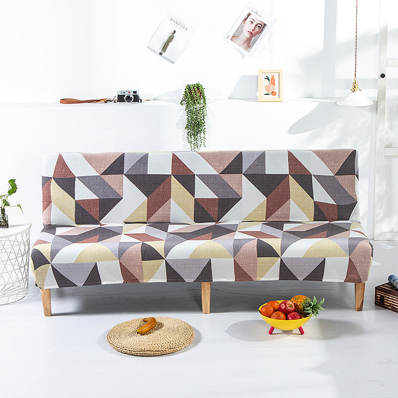 Stretch Folding Sofa Without Armrest Fitted Sheet Bedspread