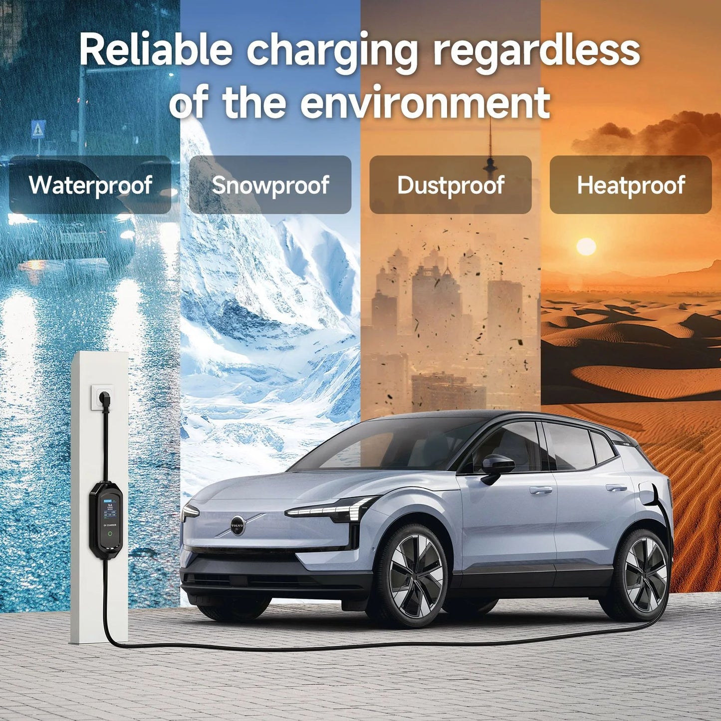 16A Single-phase American Standard New Energy Car Charger