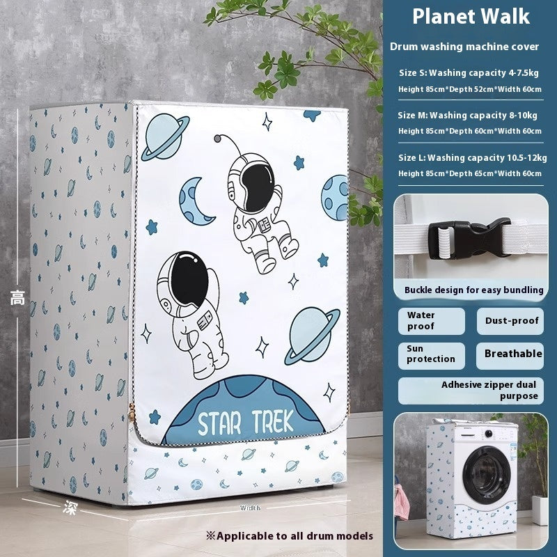 Roller Washing Machine Cover Waterproof Sunscreen Cover Dust Cover UV Protection