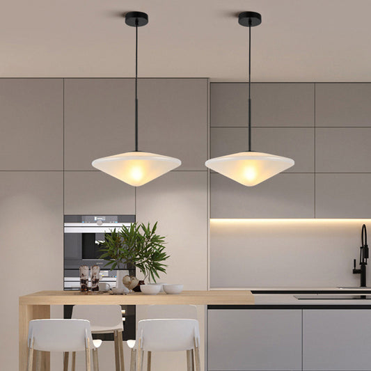 Nordic Post-modern Light Luxury UFO Glass Chandelier