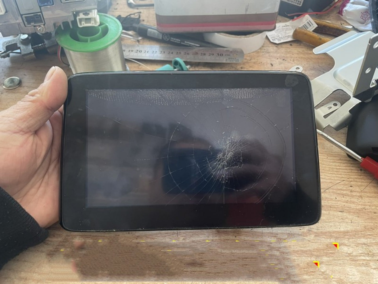 Original Car Exterior Screen Adhesive Peeling