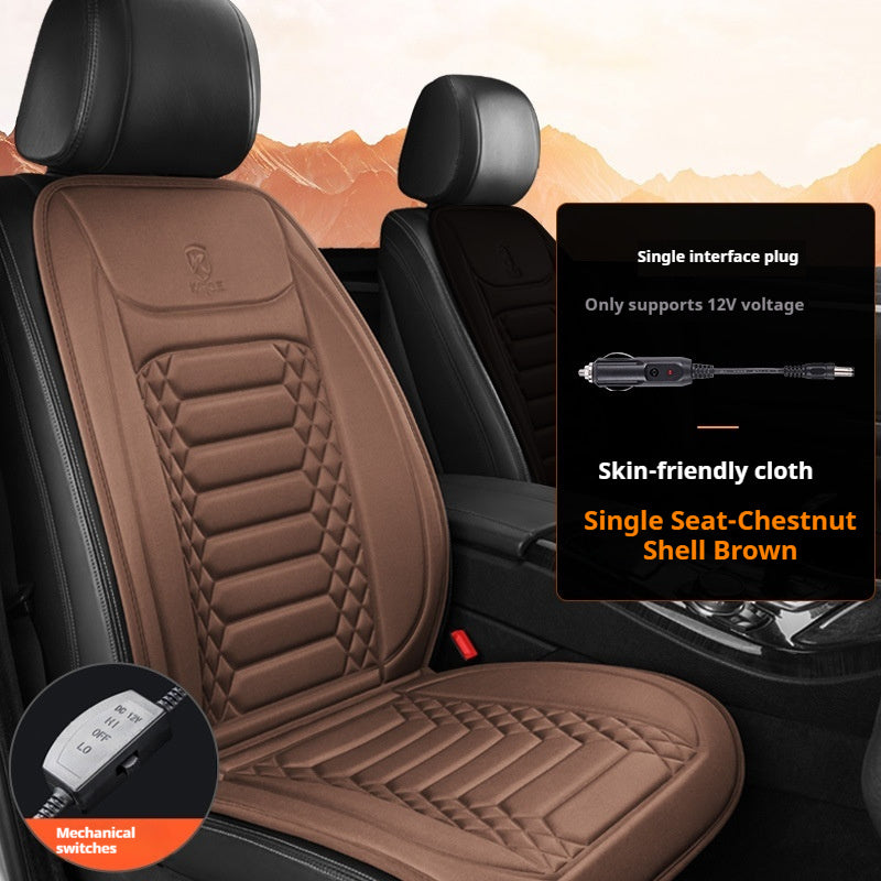 Winter Warm Plush Car Electric Heating Seat