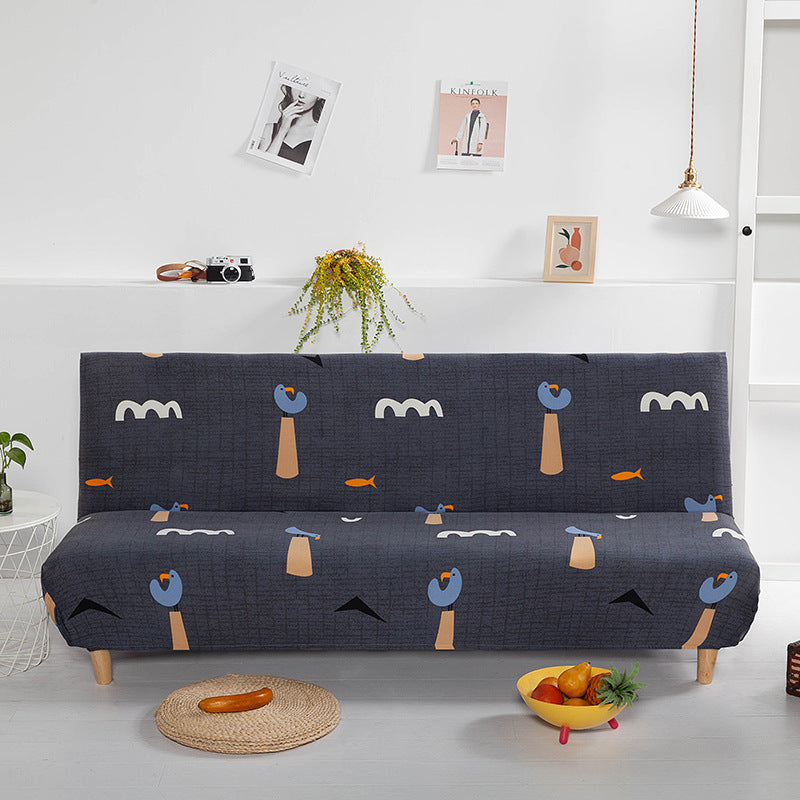 Stretch Folding Sofa Without Armrest Fitted Sheet Bedspread