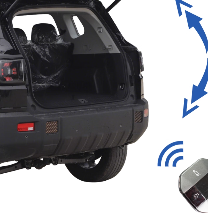 Electric Tailgate Modified With Original Factory-style Trunk Foot Kicks