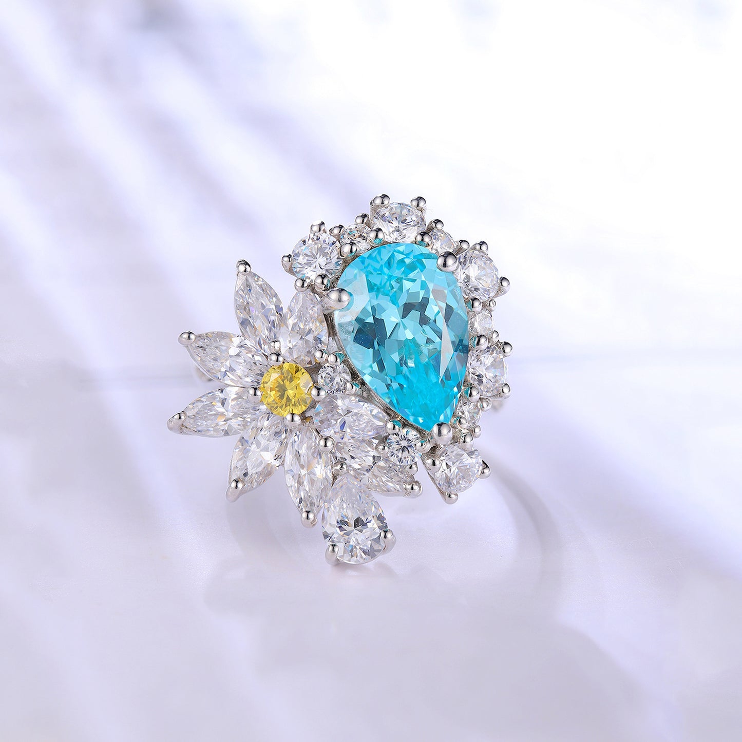 Cultivate Paraiba Women's Wedding Diamond Ring