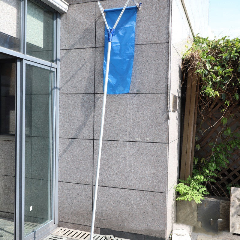 Roof Snow Removal Rake Retractable Long Handle Aluminum Snow Shovel