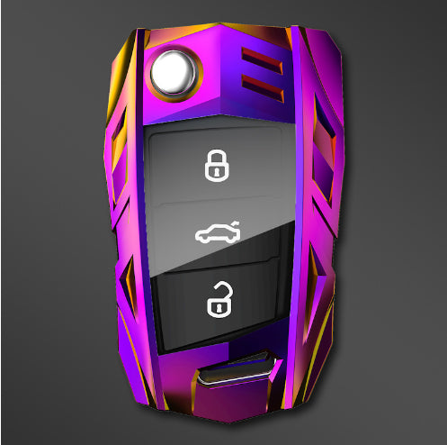 Metal Mecha Golf Auto Key Shell Sets Of Protective Shell