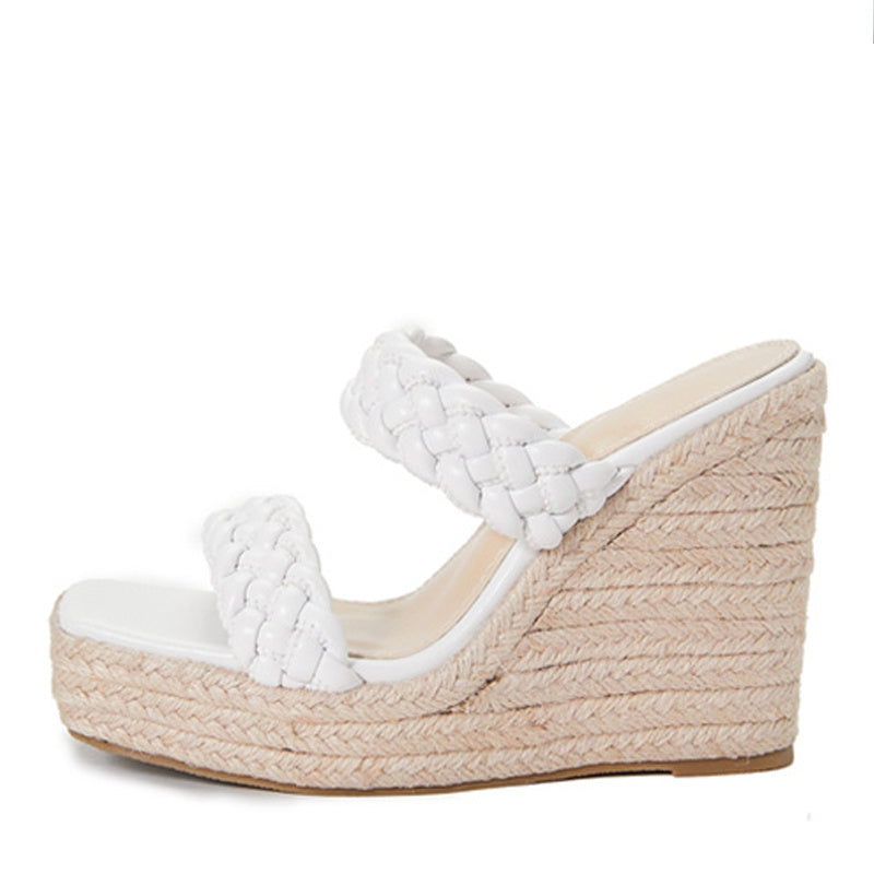 Sloped Toe High Heel Sandals Female