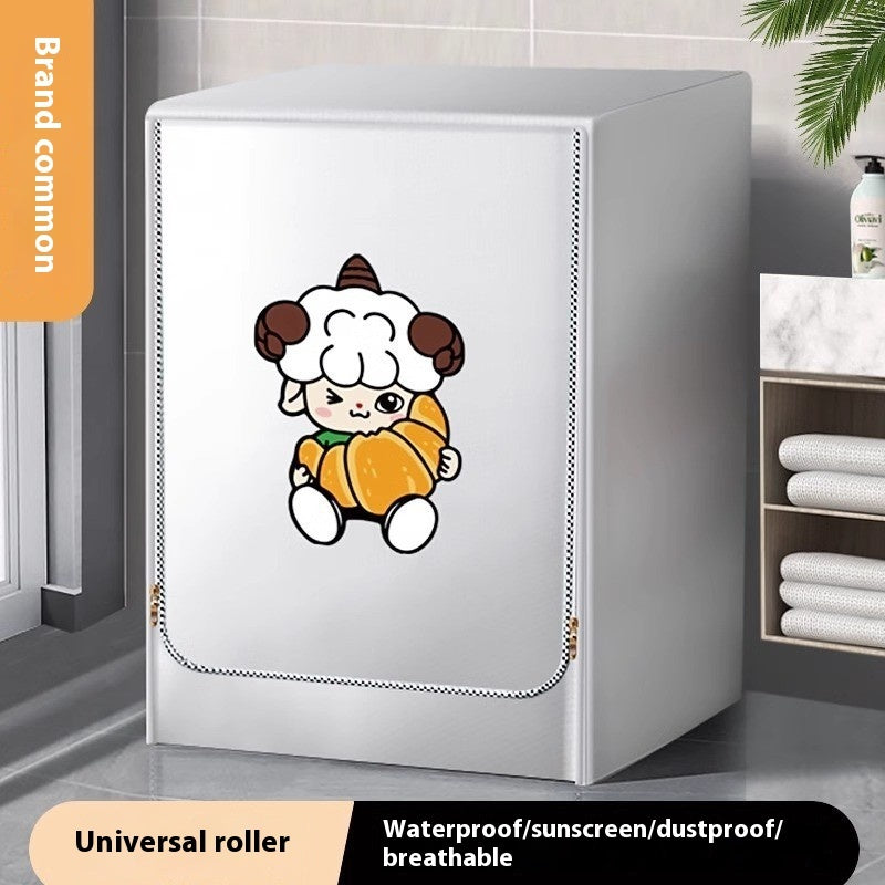 Roller Washing Machine Cover Waterproof Sunscreen Cover Dust Cover UV Protection