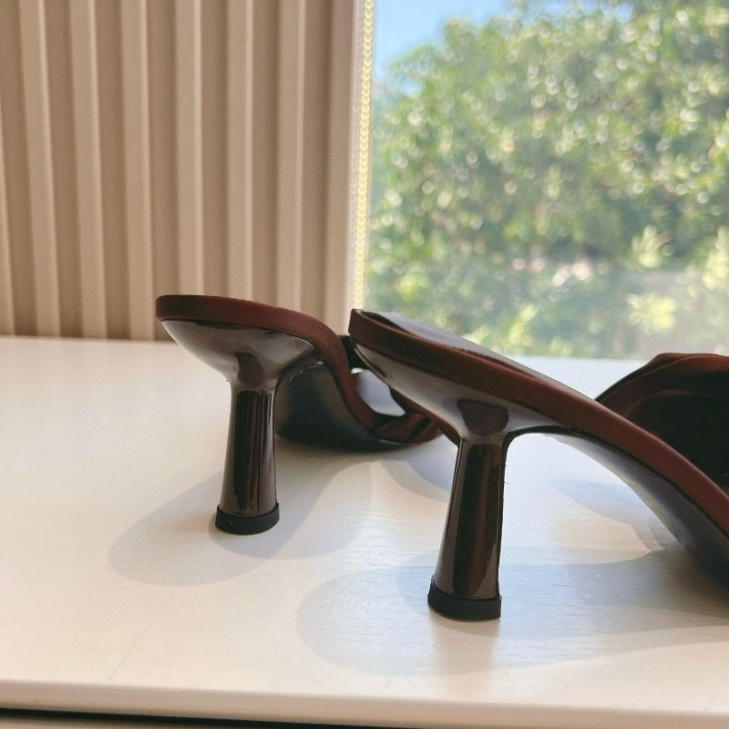 Women's Fashion Bowknot Stiletto Heel Sandals
