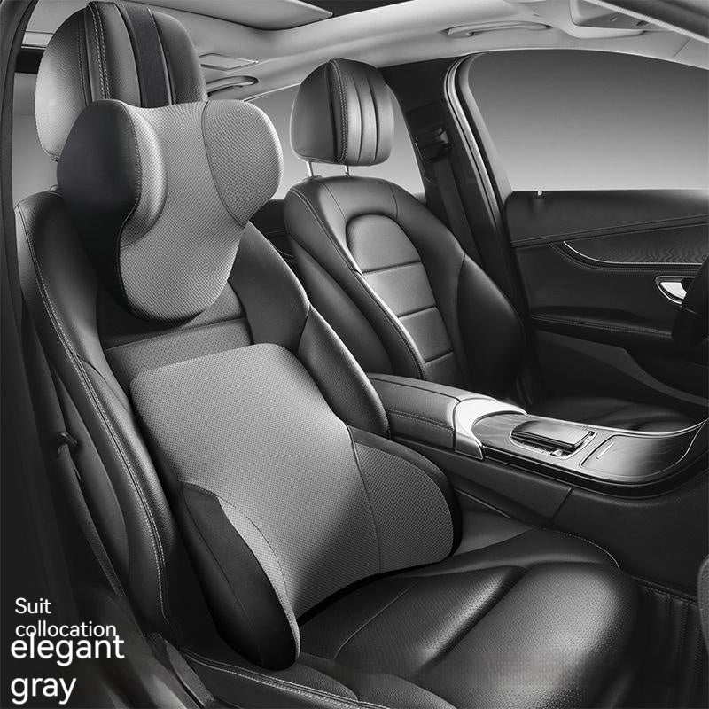 Memory Foam Three-dimensional Hydrophobic Lumbar Support Pillow Oil-proof Light Luxury Comfortable Breathable Car Automotive Headrest
