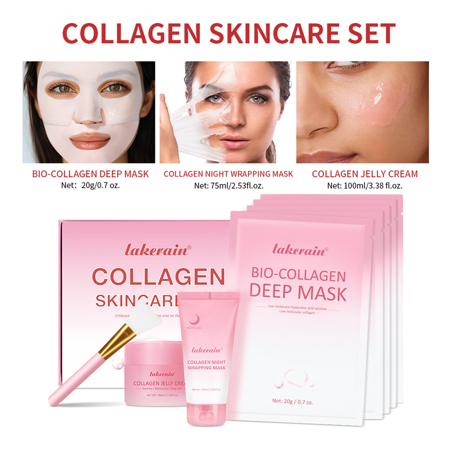 Collagen Evening Wear Nourishing Moisturizing Tearing Mask