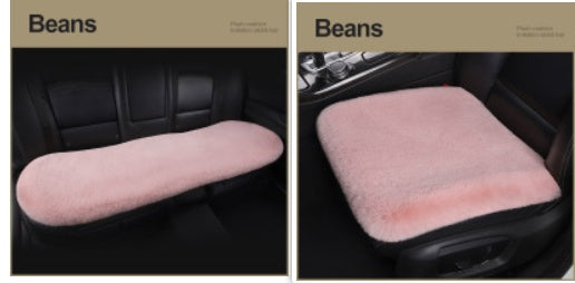 Car Seat Winter Plush Single Seat Square Cushion