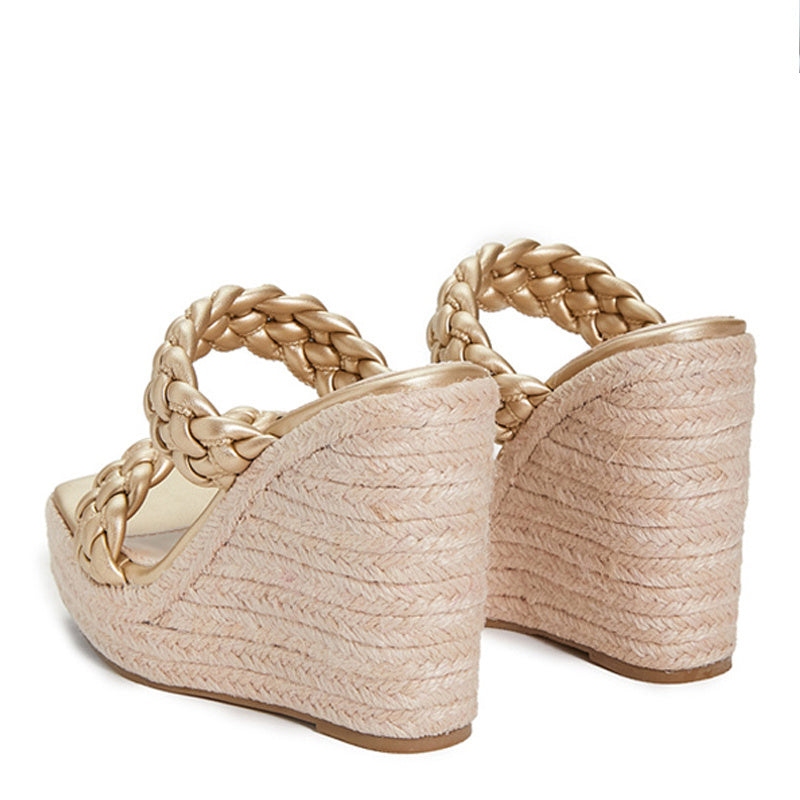 Sloped Toe High Heel Sandals Female
