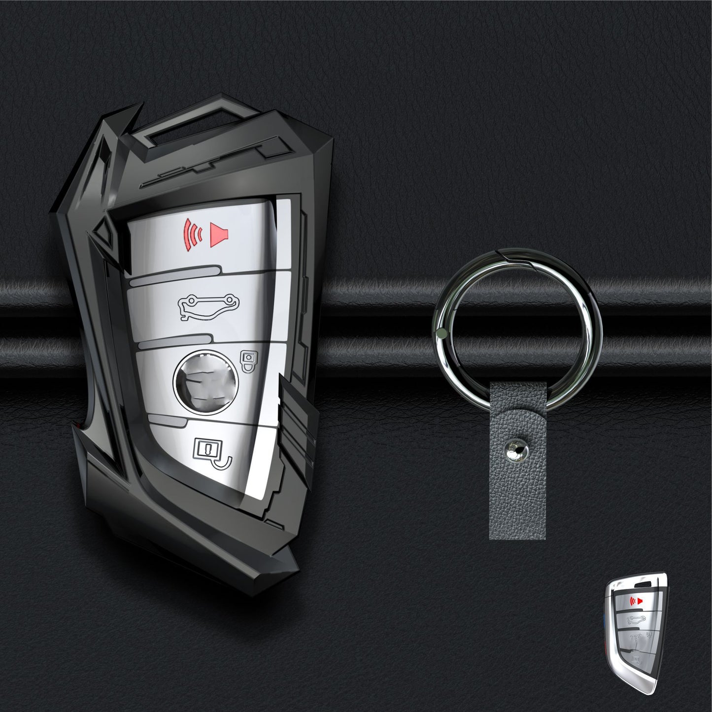 Zinc Alloy Car Remote Key Case Cove