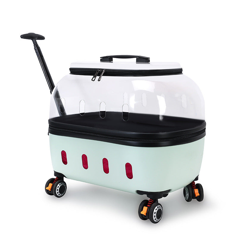 Cat Bag Pet Trolley Bag Go Out Dog Transparent