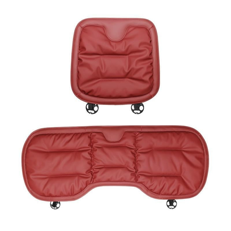 Car Seat Cushion Anti-fouling Leather Winter One-piece Three-piece Set