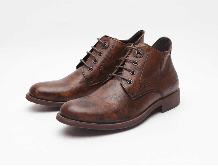 Men's Fashion Soft Leather Retro Trend
