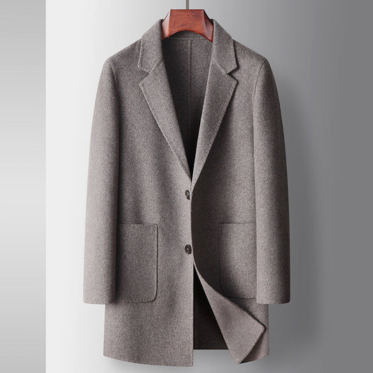 Medium And Long Woolen Coat