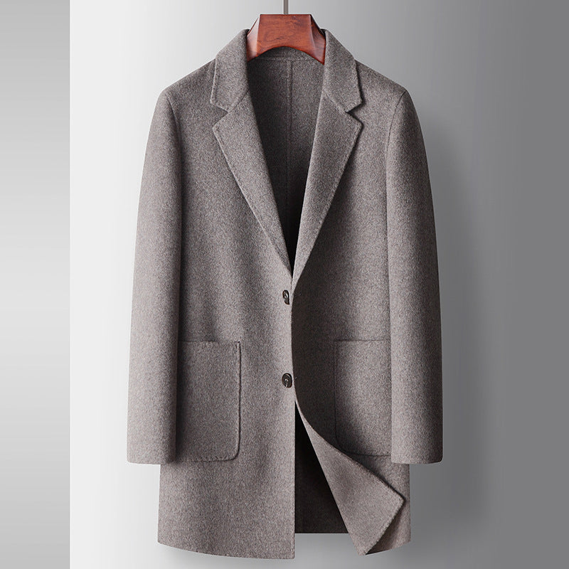 Medium And Long Woolen Coat