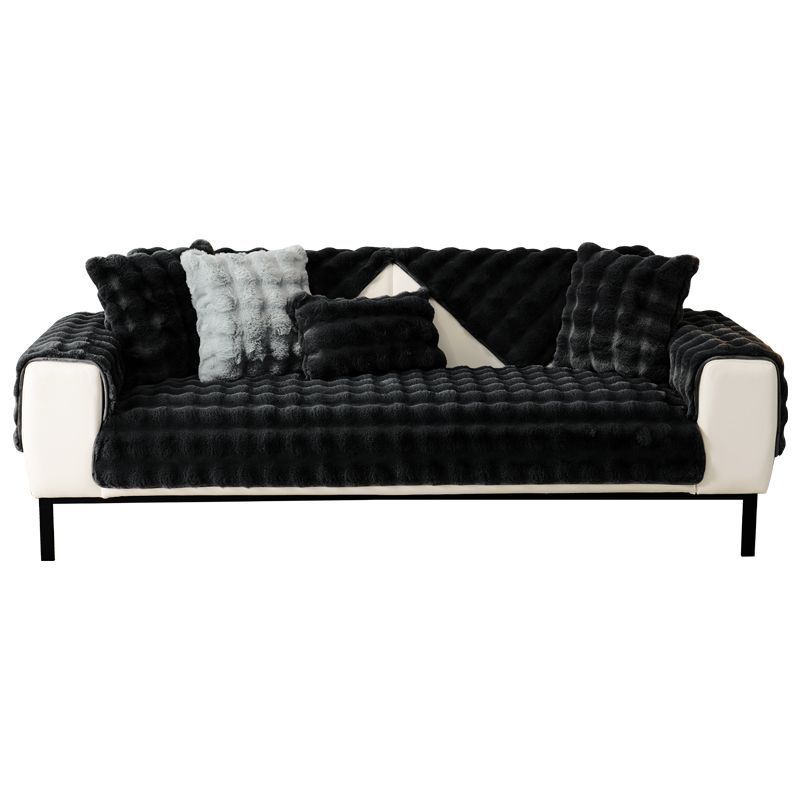 Rabbit Plush Sofa Cushion Winter Thickened Fleece Simple