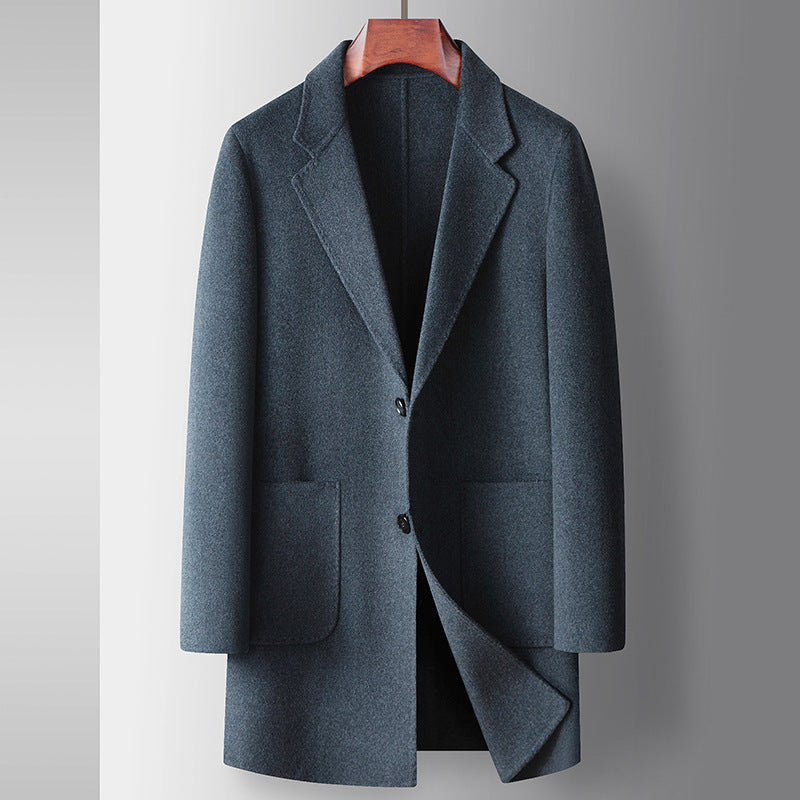 Medium And Long Woolen Coat