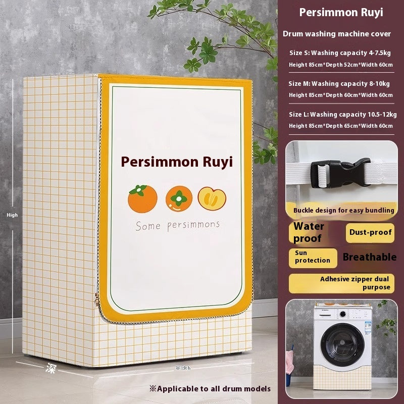 Roller Washing Machine Cover Waterproof Sunscreen Cover Dust Cover UV Protection