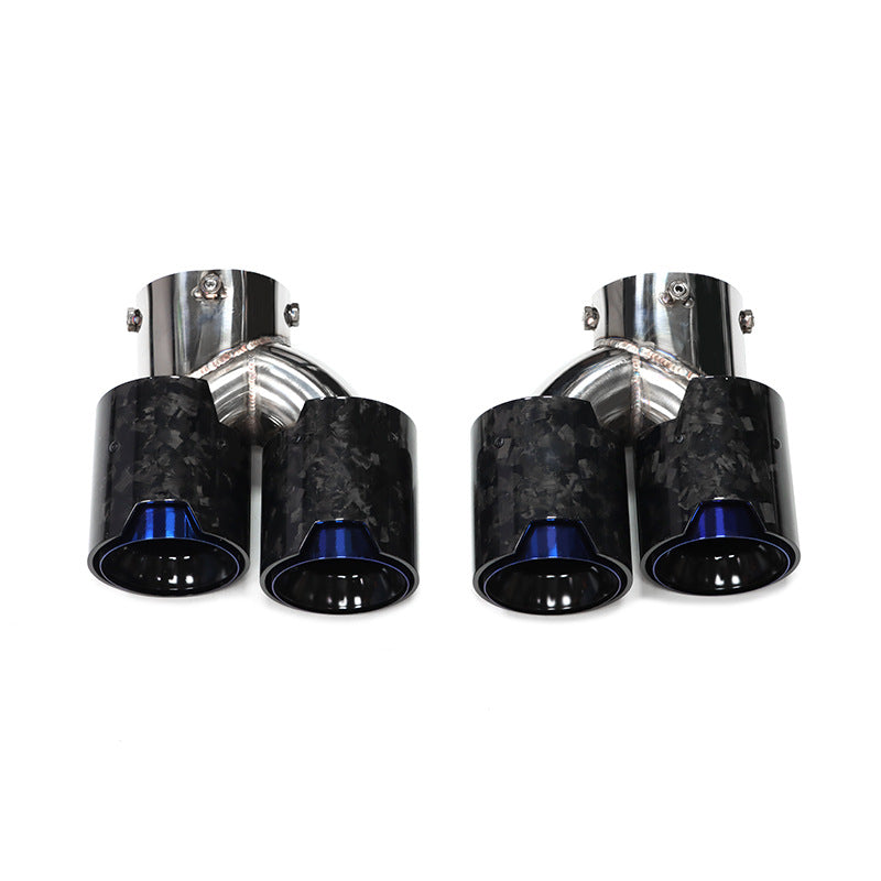 Car Modification Stainless Steel Carbon Fiber Exhaust Pipe