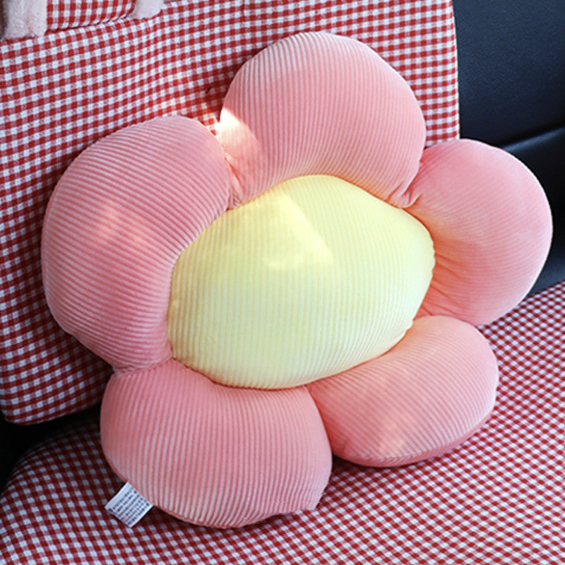 Linen Plaid Four Seasons Car Seat Cushion