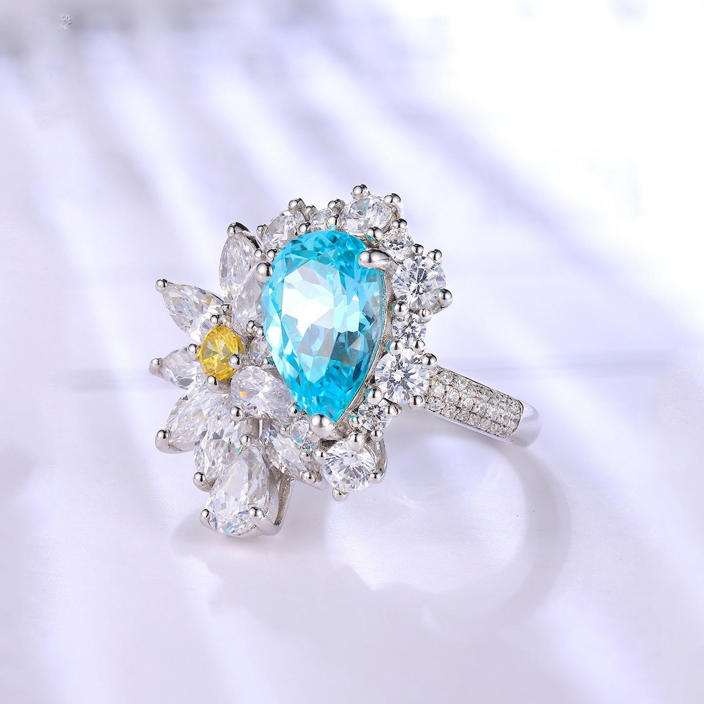 Cultivate Paraiba Women's Wedding Diamond Ring