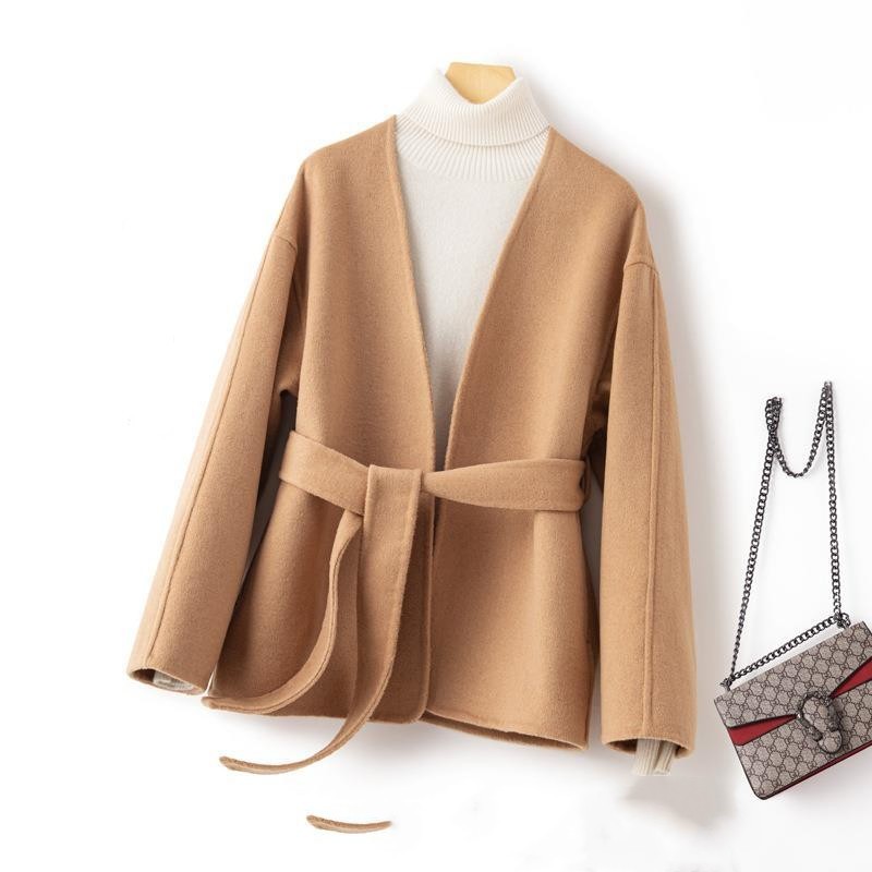 Women's Short Loose Tweed Coat Tweed Jacket