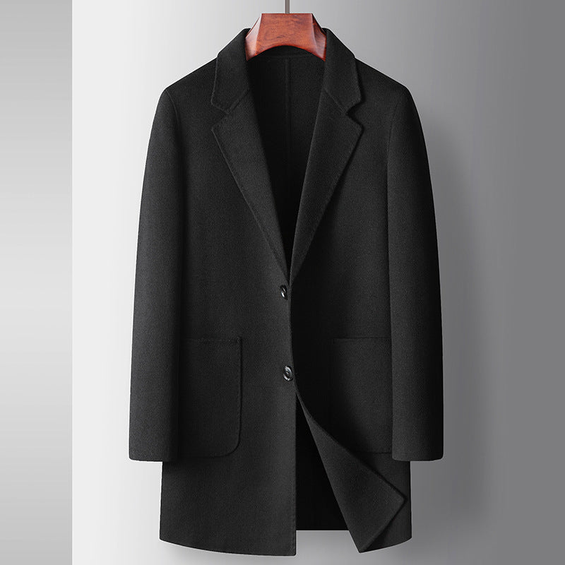 Medium And Long Woolen Coat