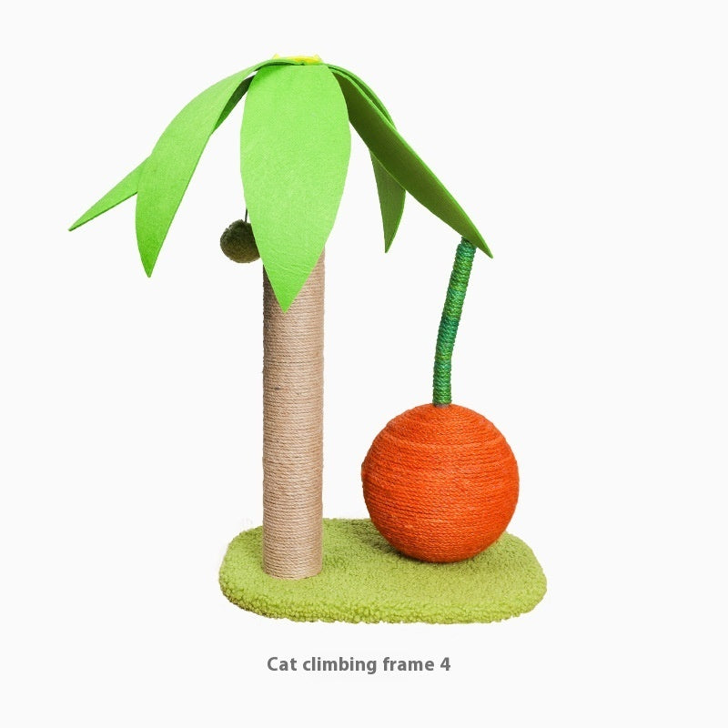 Cat Climbing Frame Grinding Claw Coconut Tree
