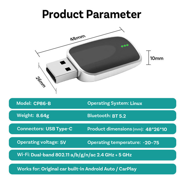 Android Auto Dual Channel USB Drive