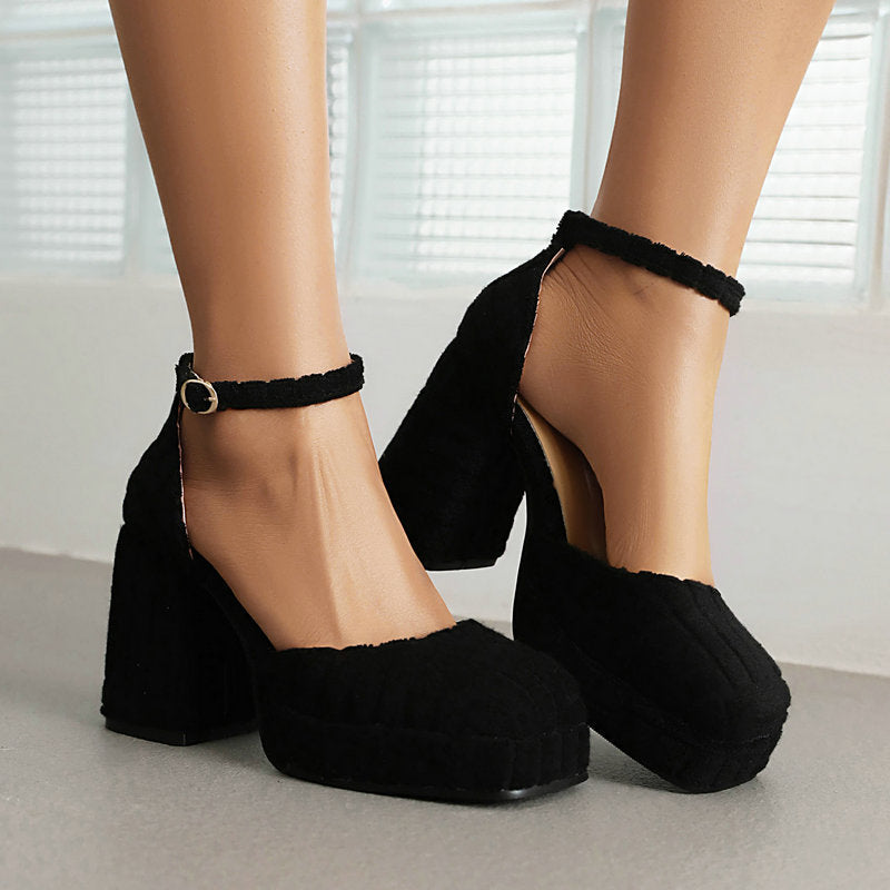 Fashion High-heeled Runway Sandals